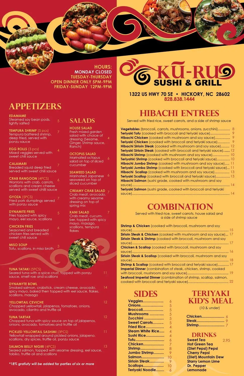 Menu 2