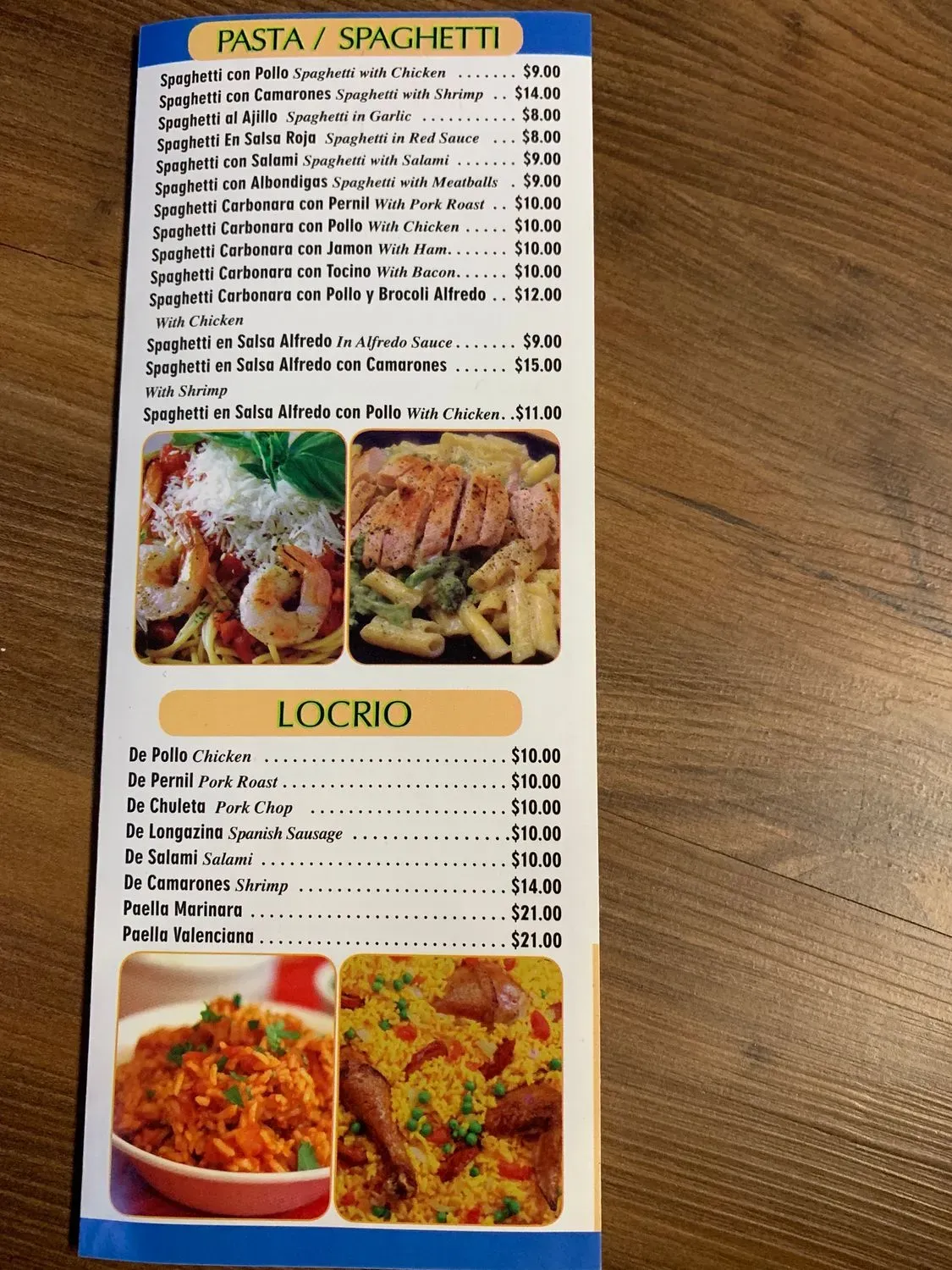 Menu 4