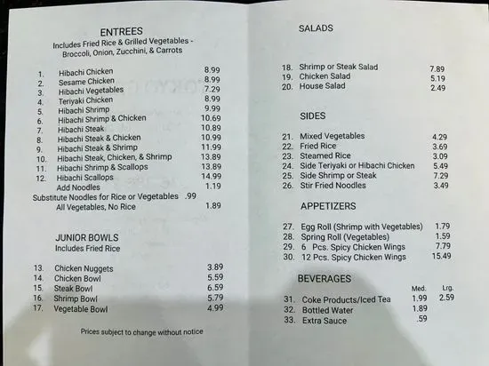 Menu 2