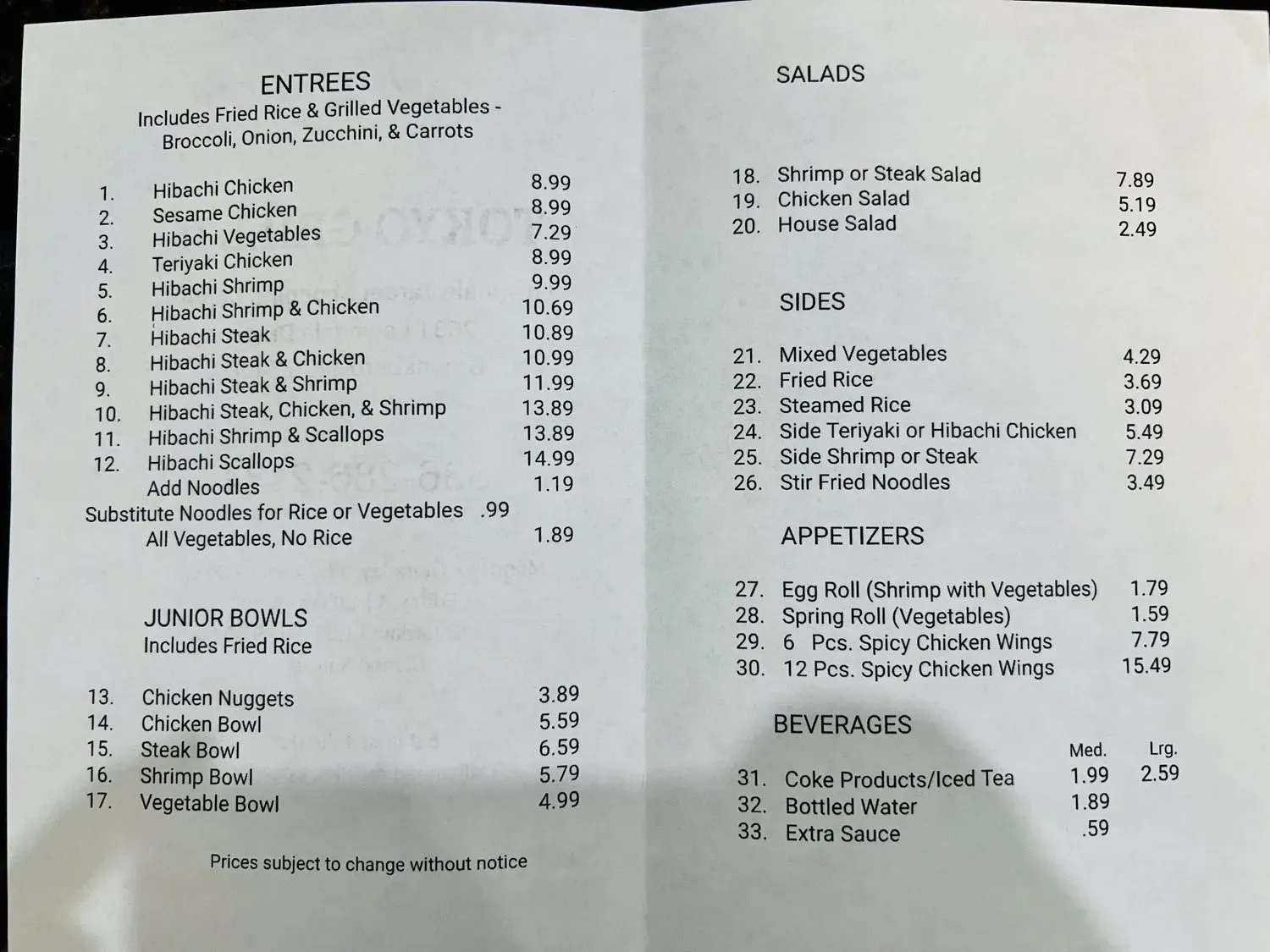 Menu 3