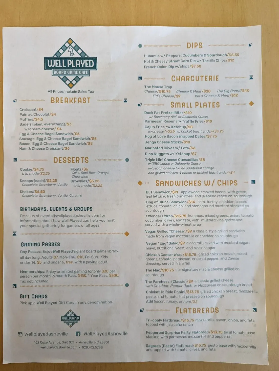 Menu 2