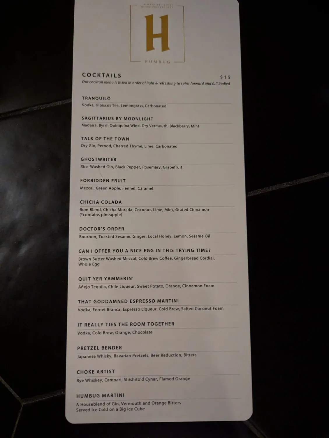 Menu 4