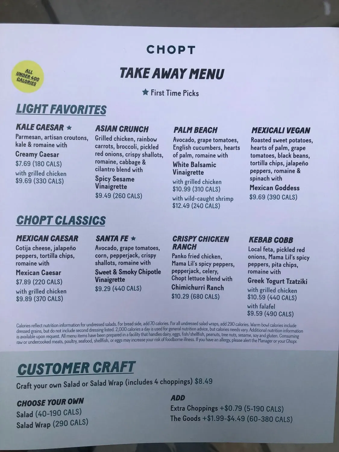 Menu 2