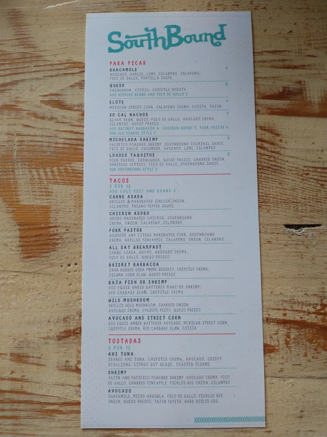 Menu 3