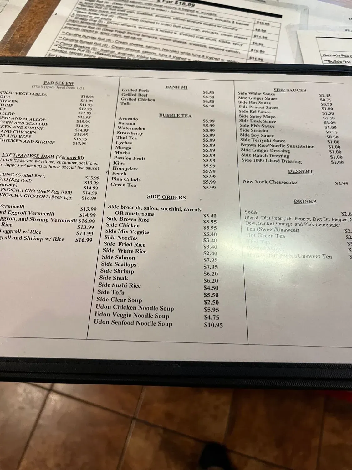 Menu 6