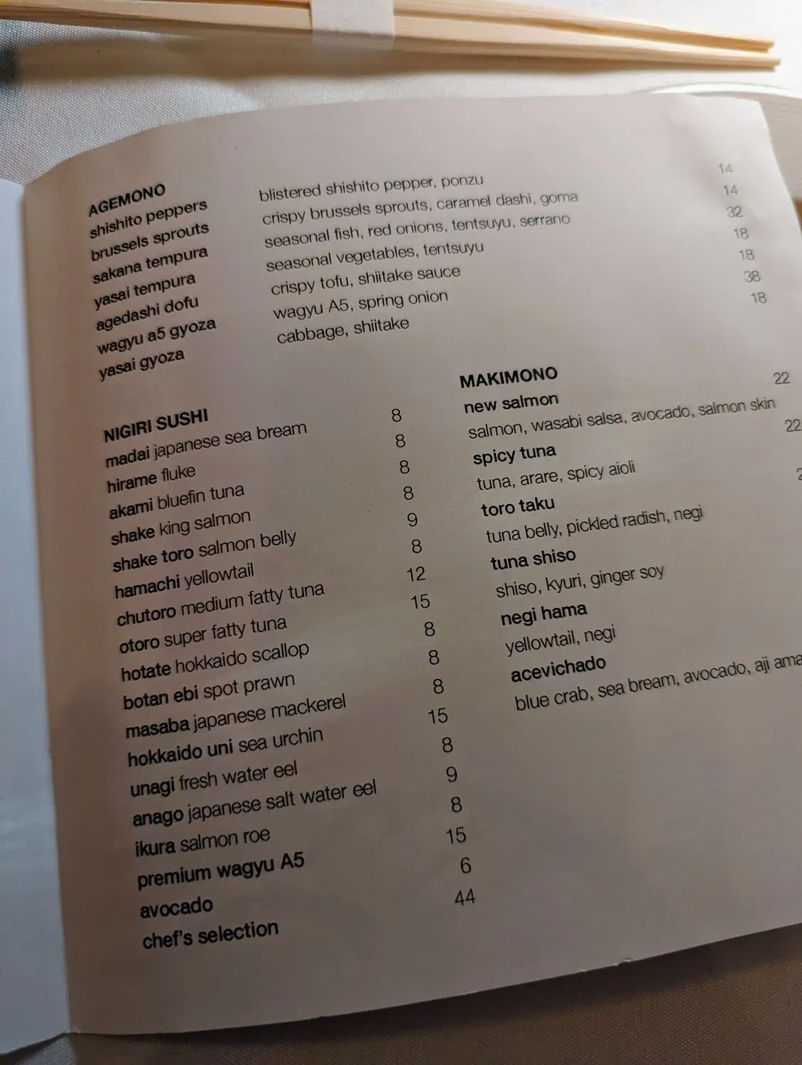 Menu 2