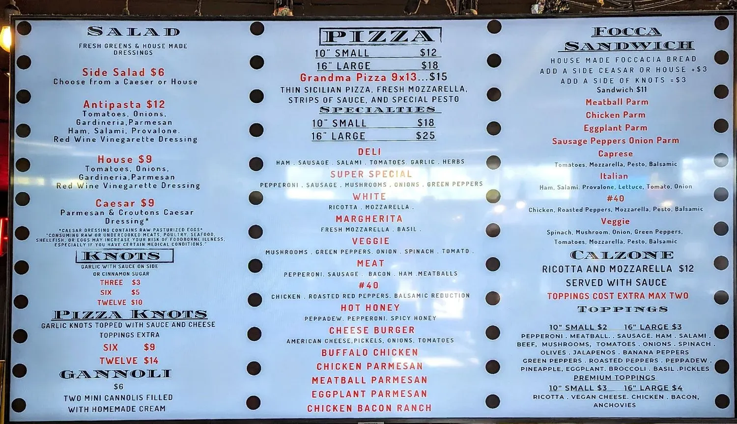 Menu 2