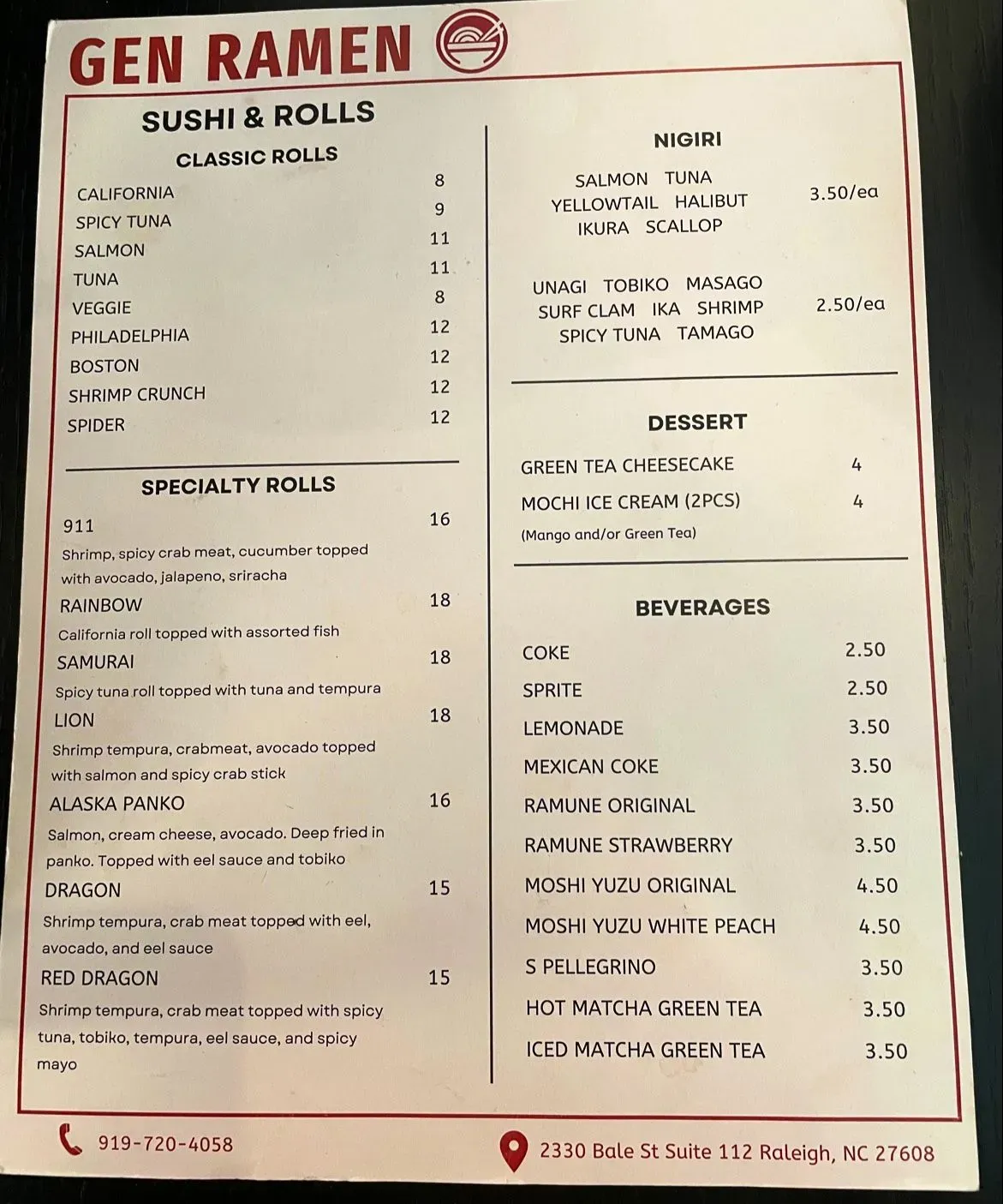 Menu 2