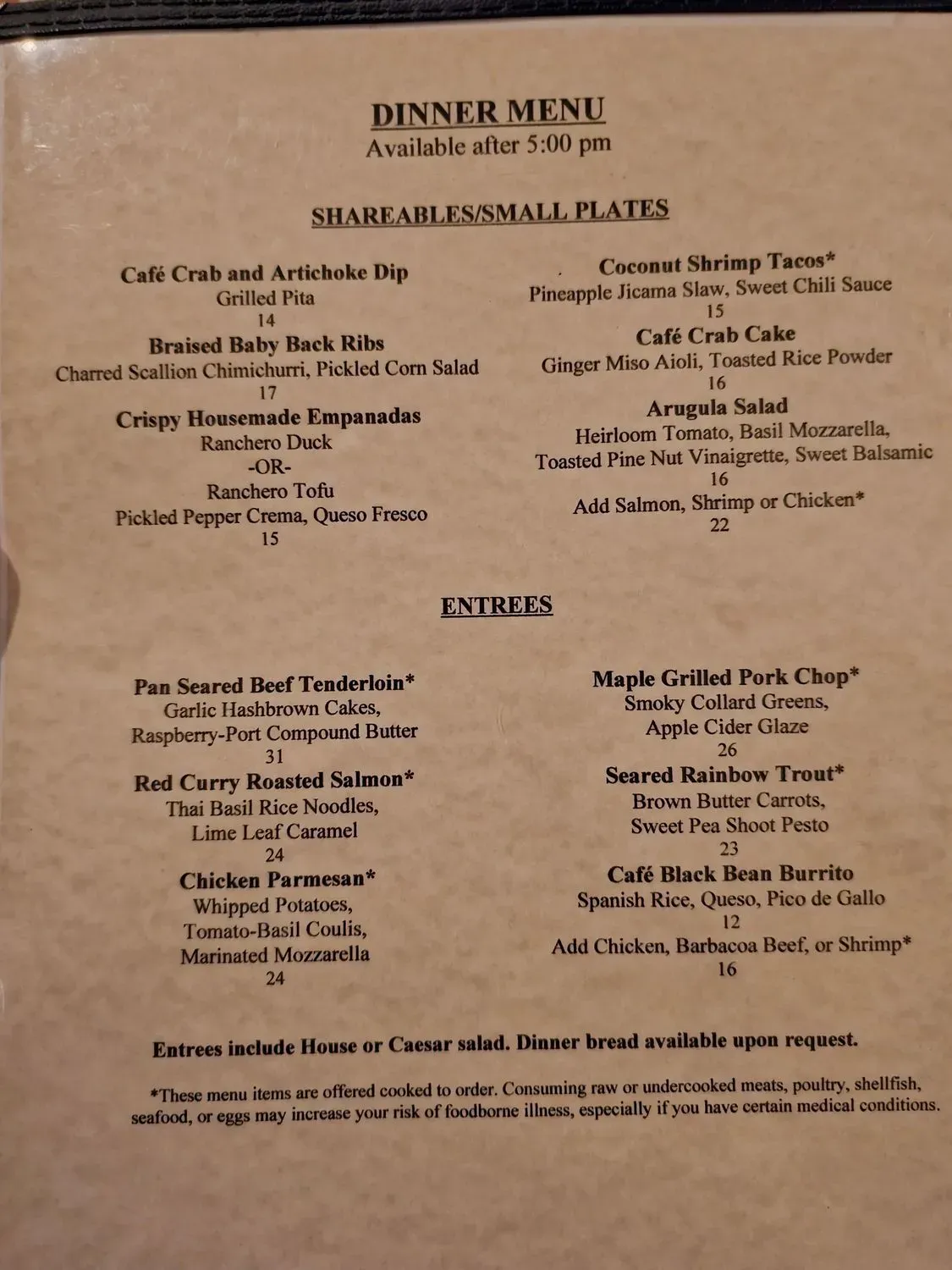 Menu 2