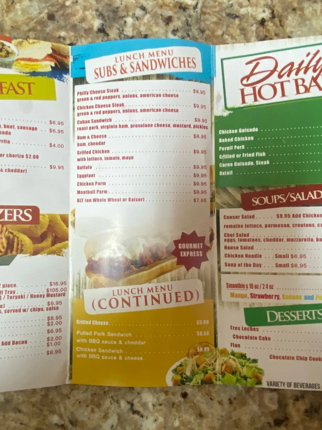 Menu 4