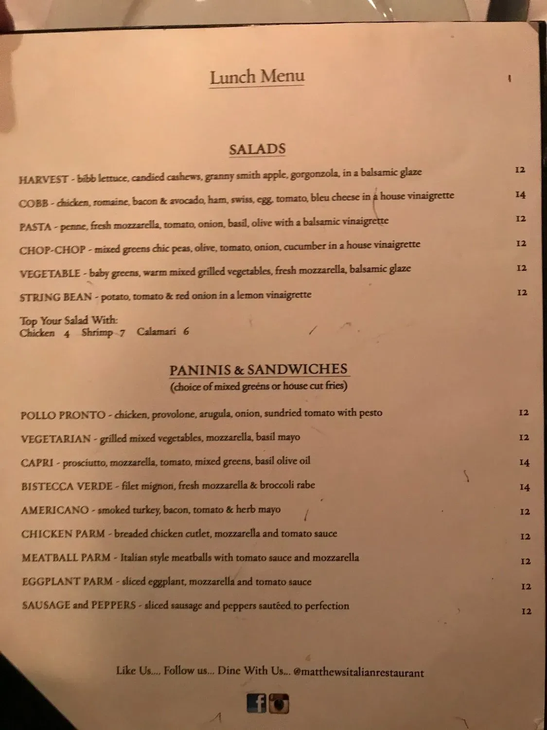 Menu 5