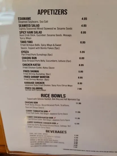 Menu 2