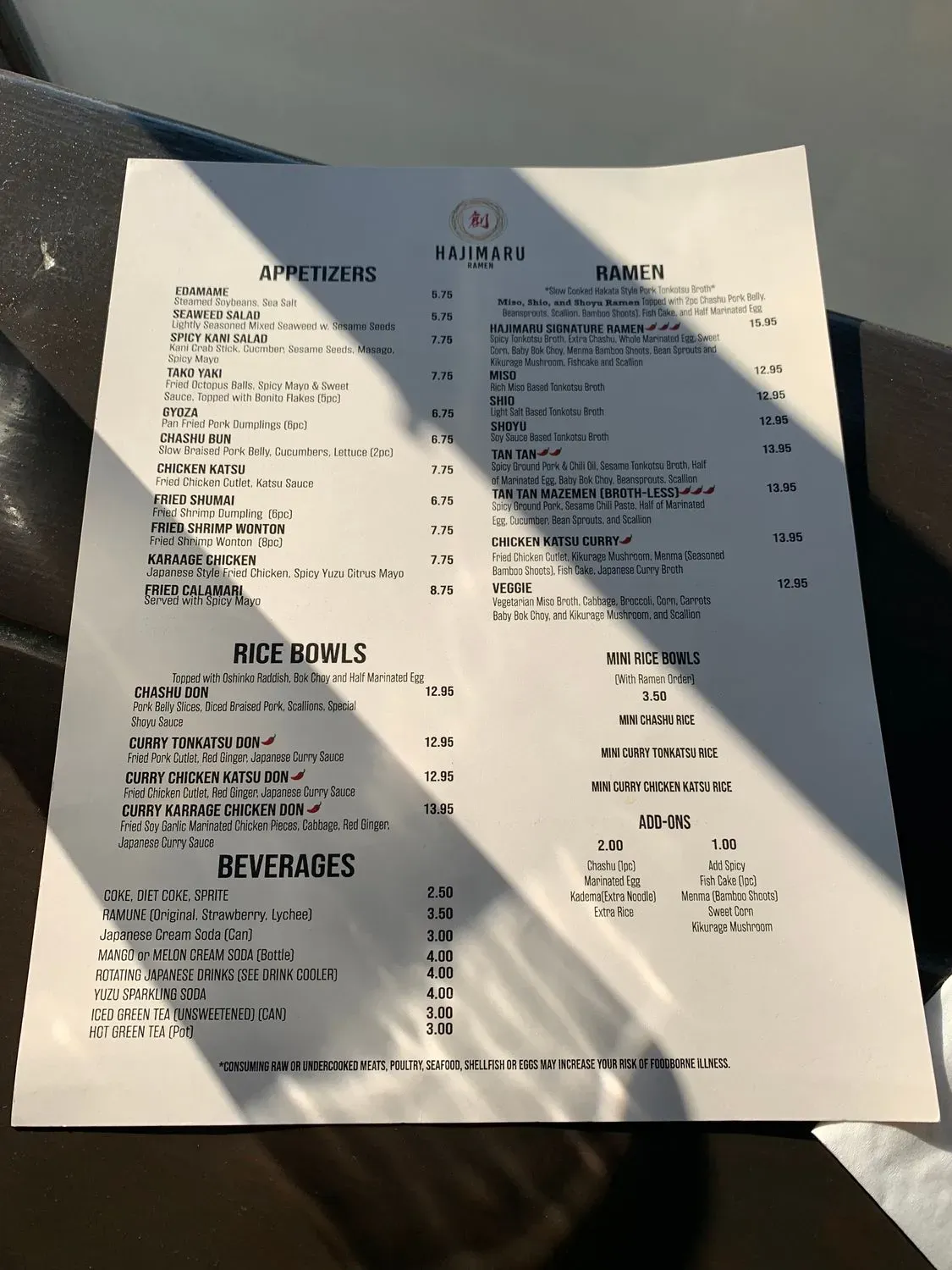 Menu 4