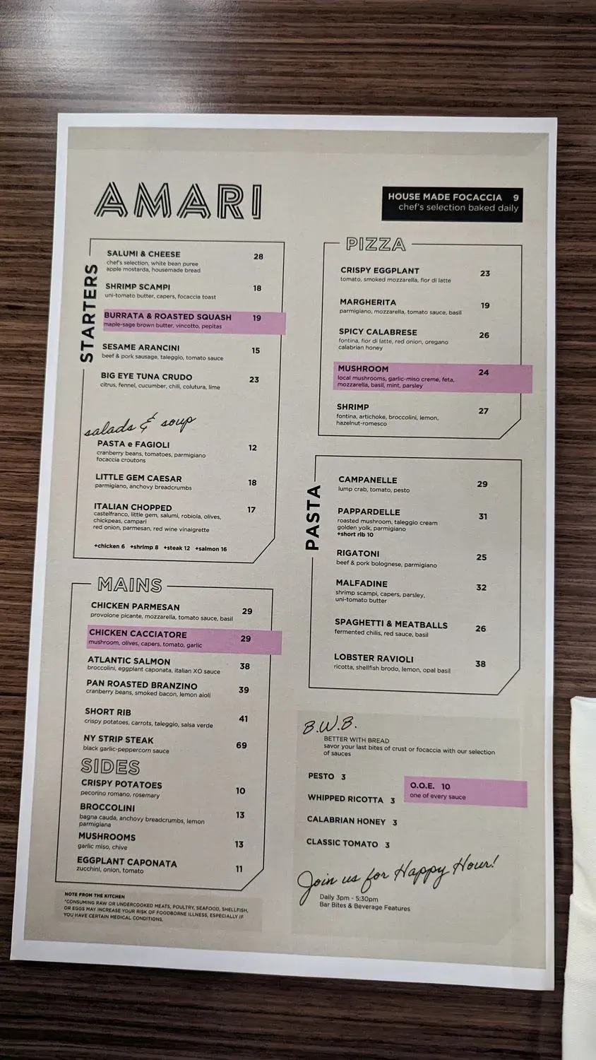 Menu 3