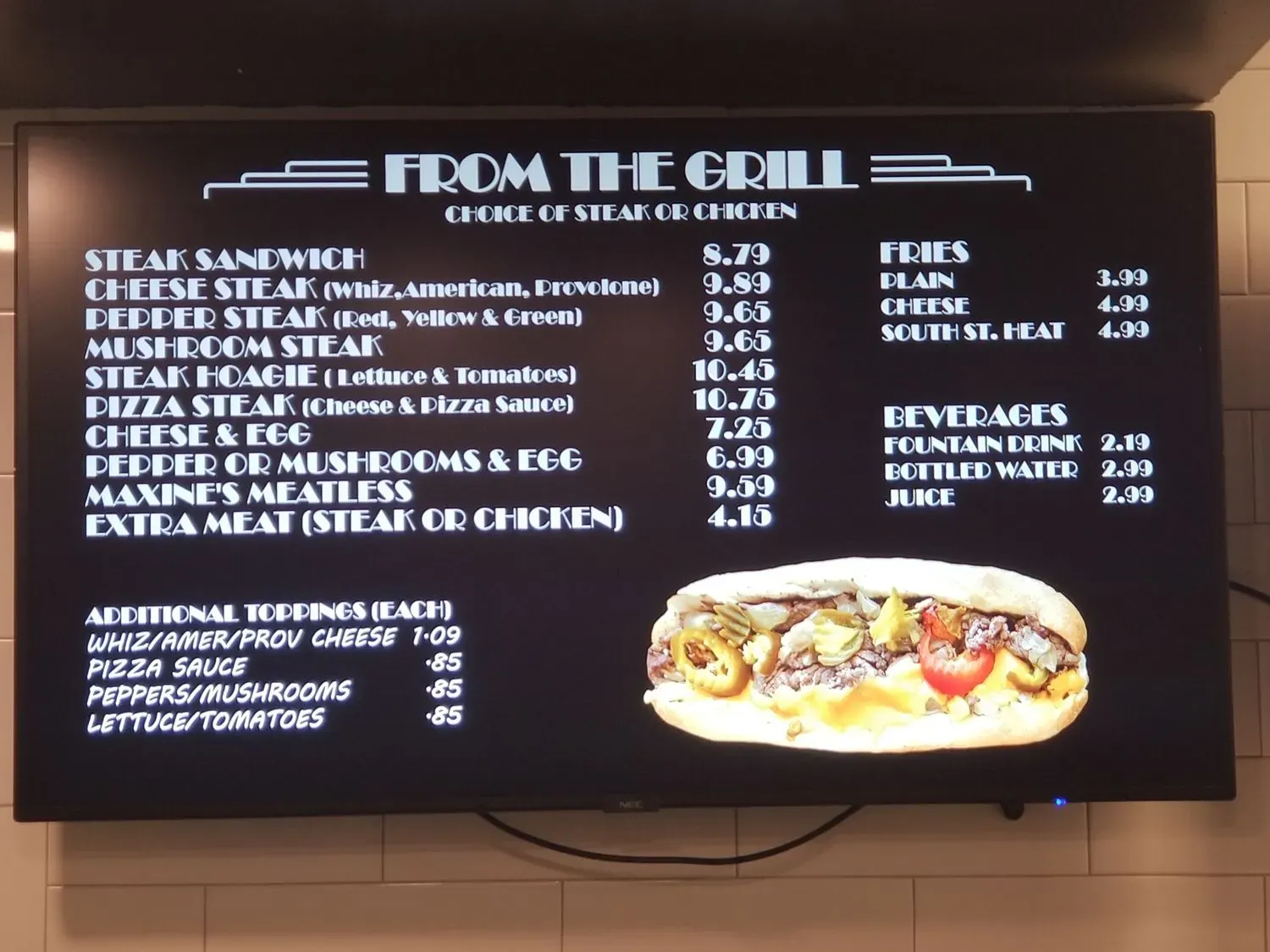 Menu 3