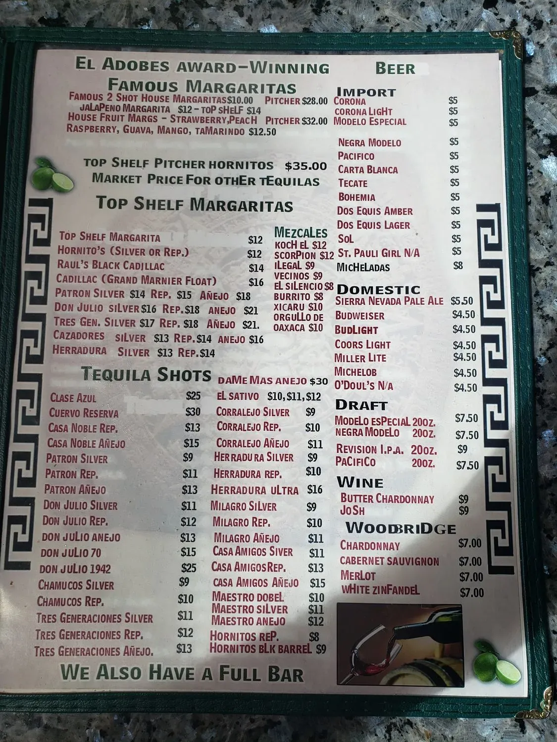 Menu 2