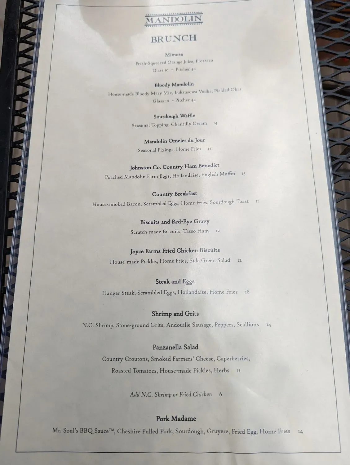 Menu 6