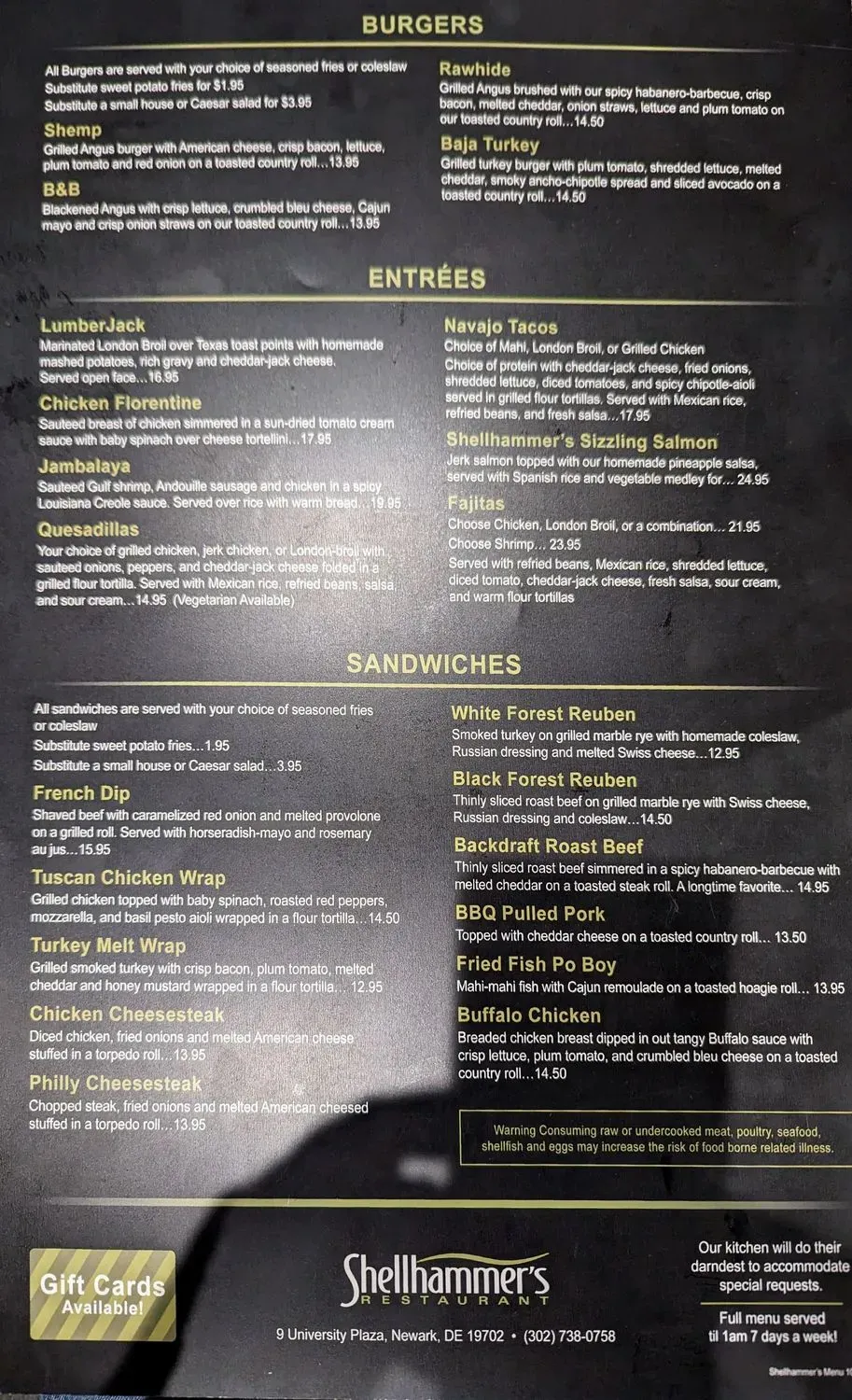 Menu 6