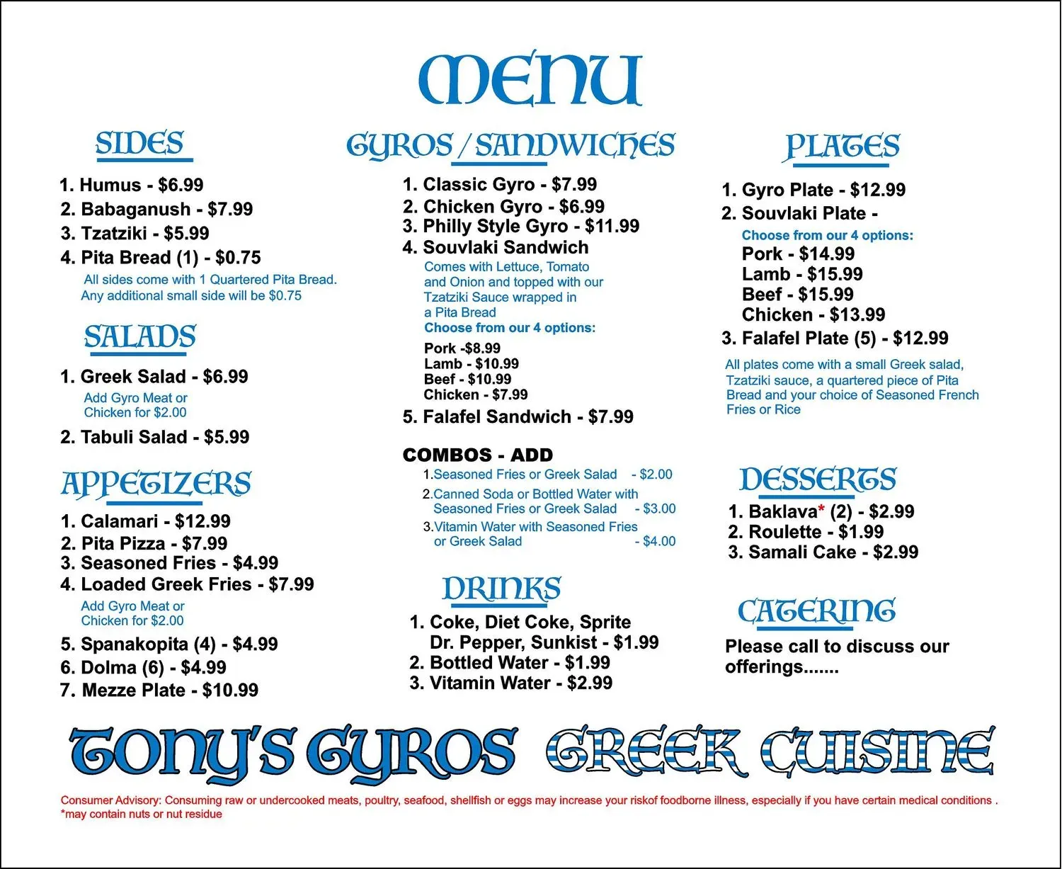 Menu 2