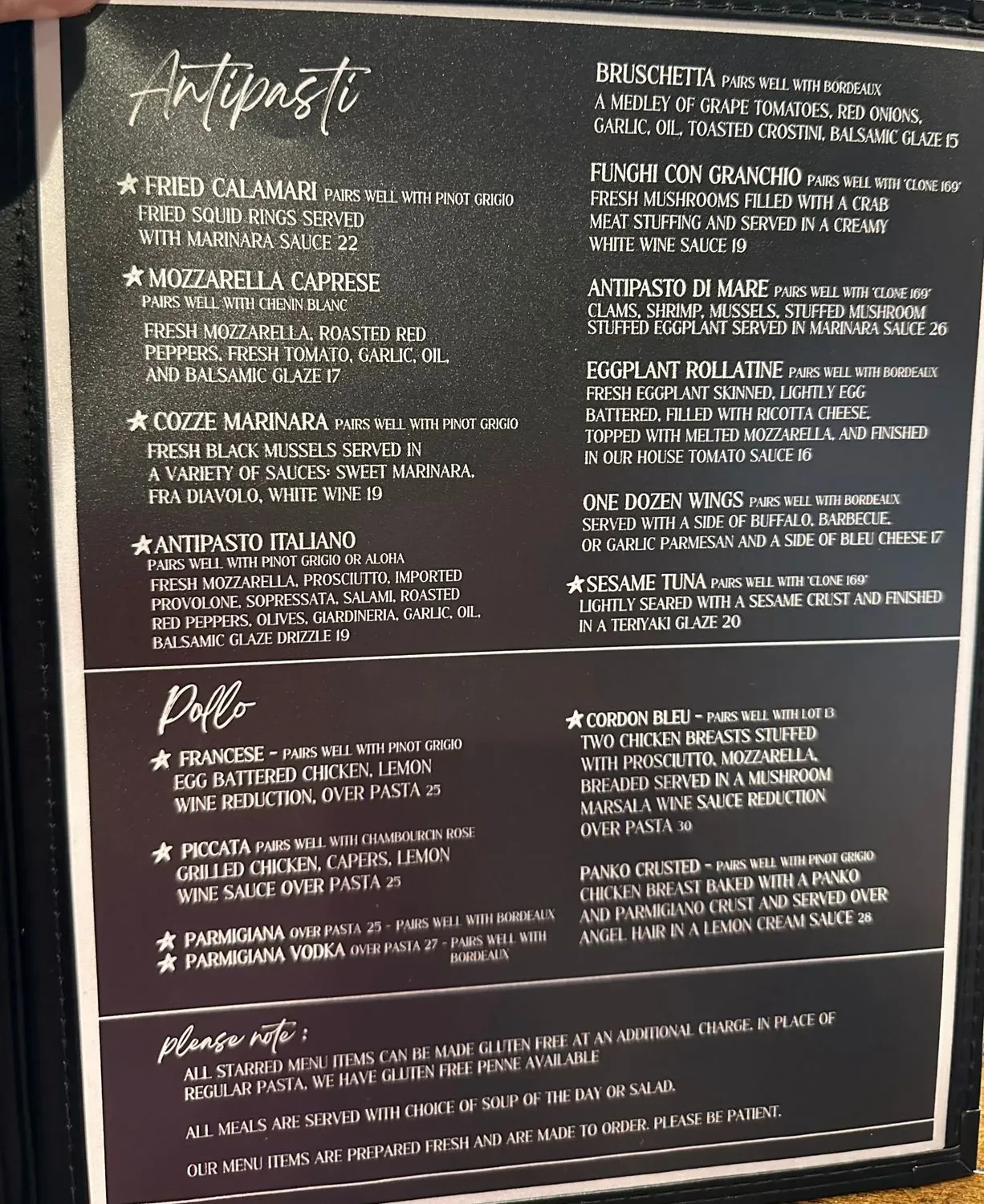 Menu 2