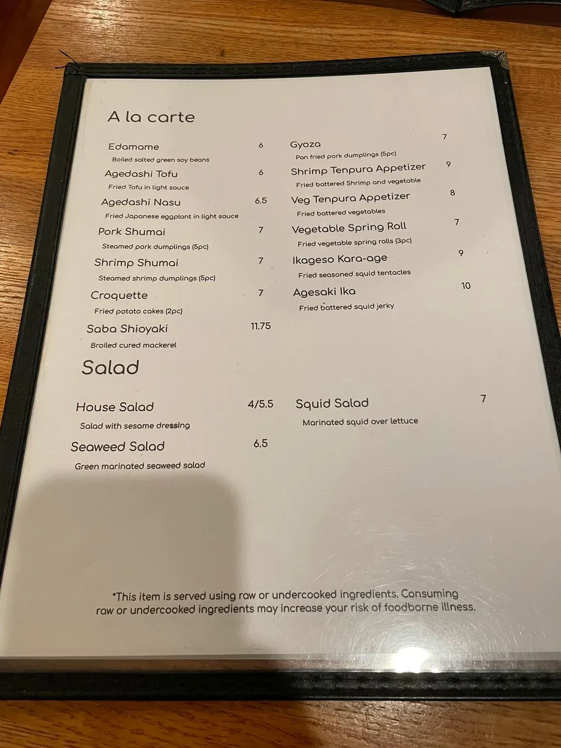 Menu 2