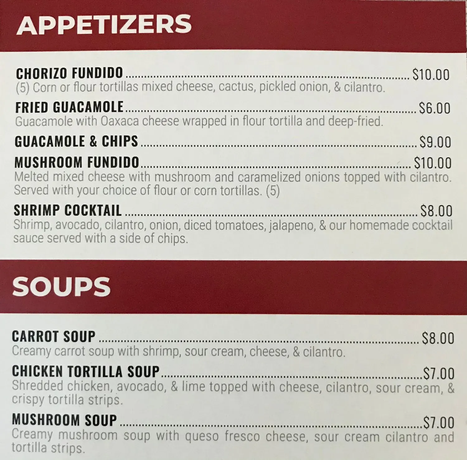 Menu 6