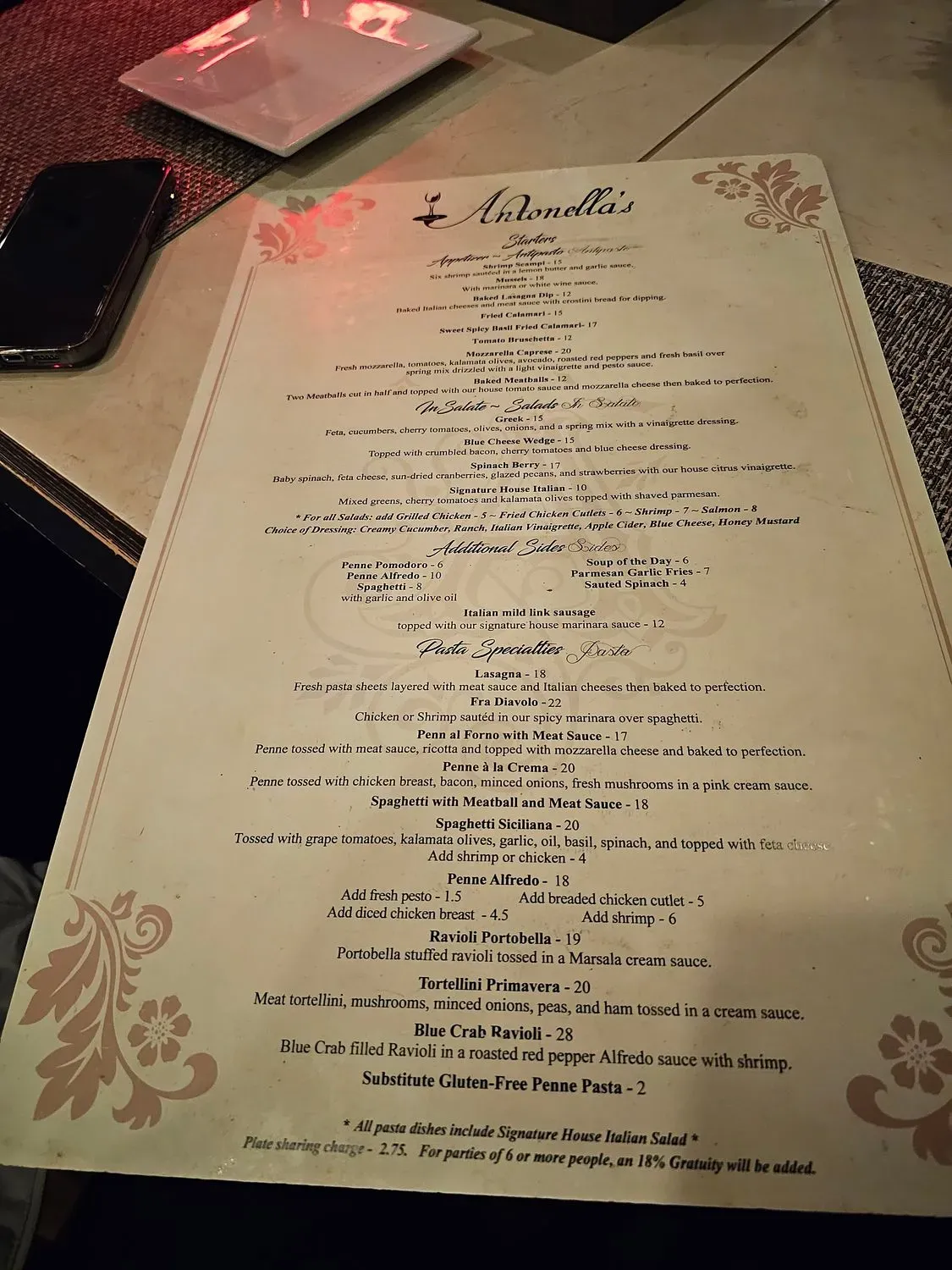 Menu 3