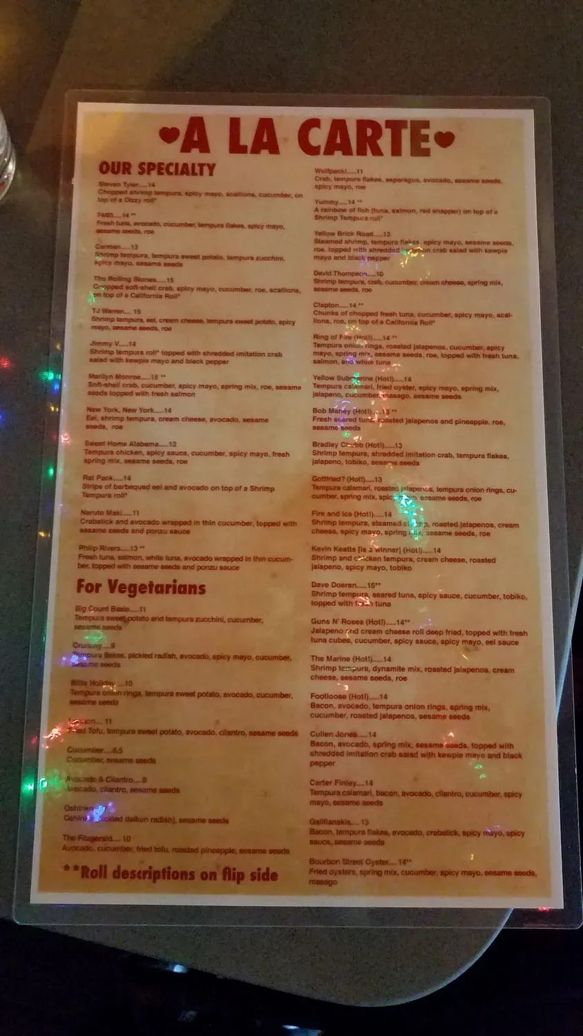 Menu 6