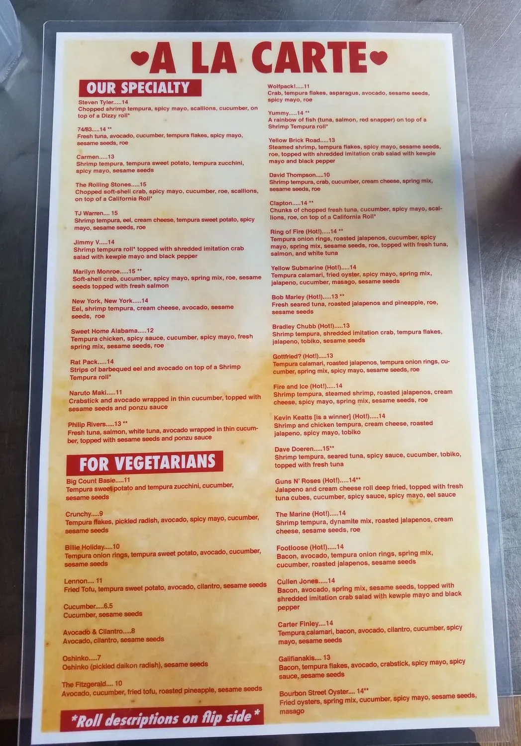 Menu 3