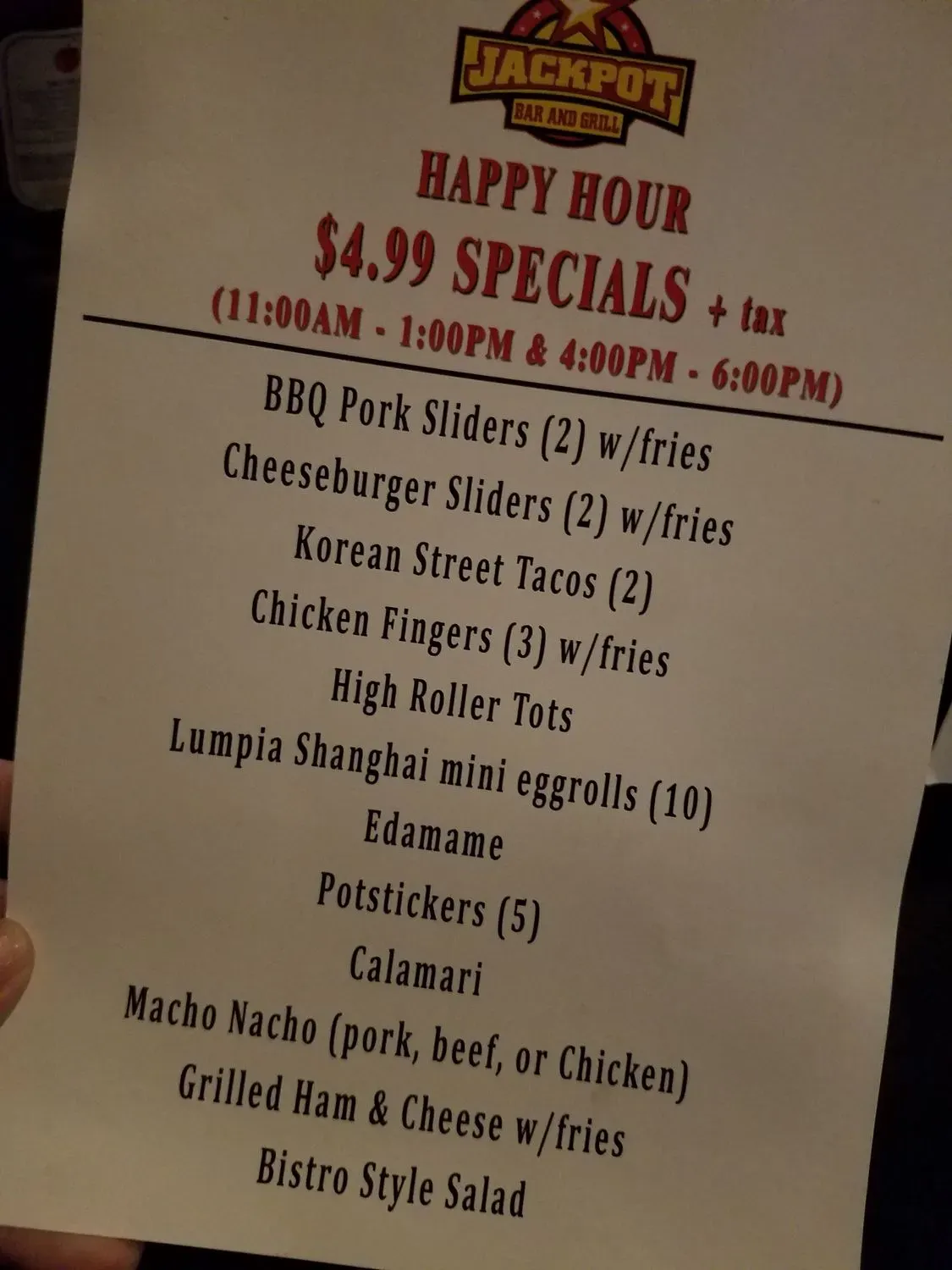 Menu 4