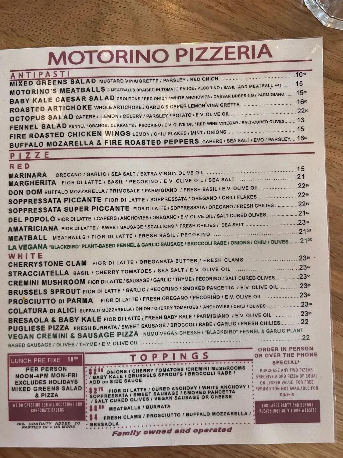 Menu 2