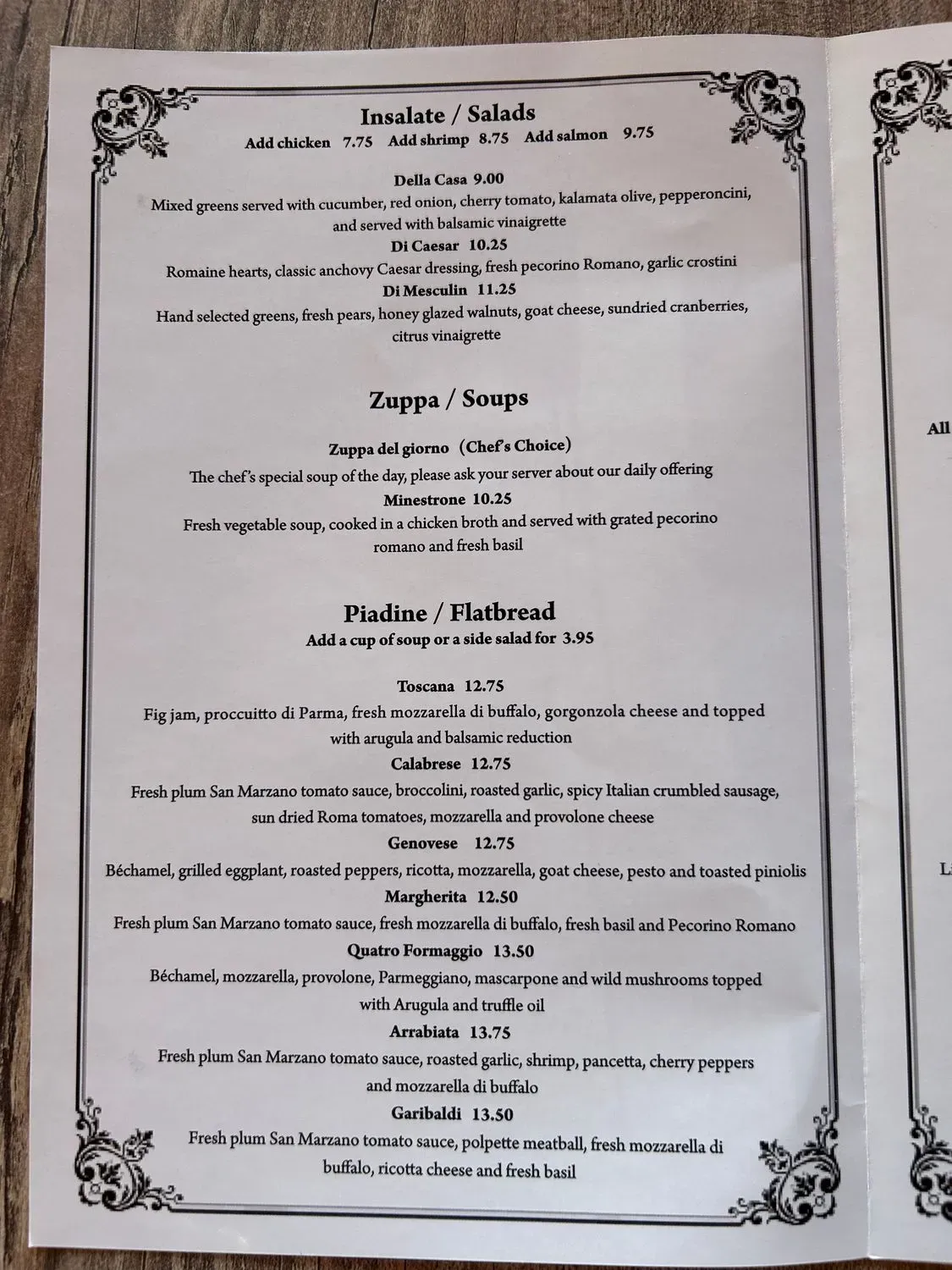 Menu 4