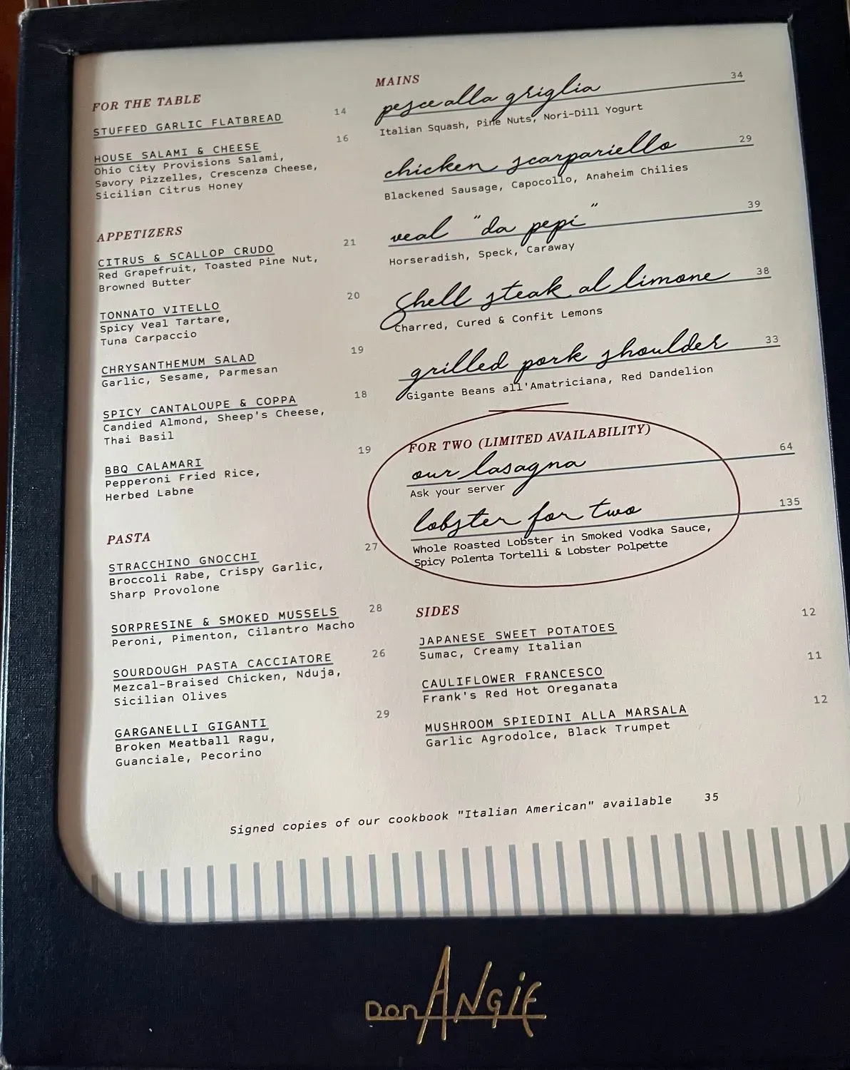 Menu 6