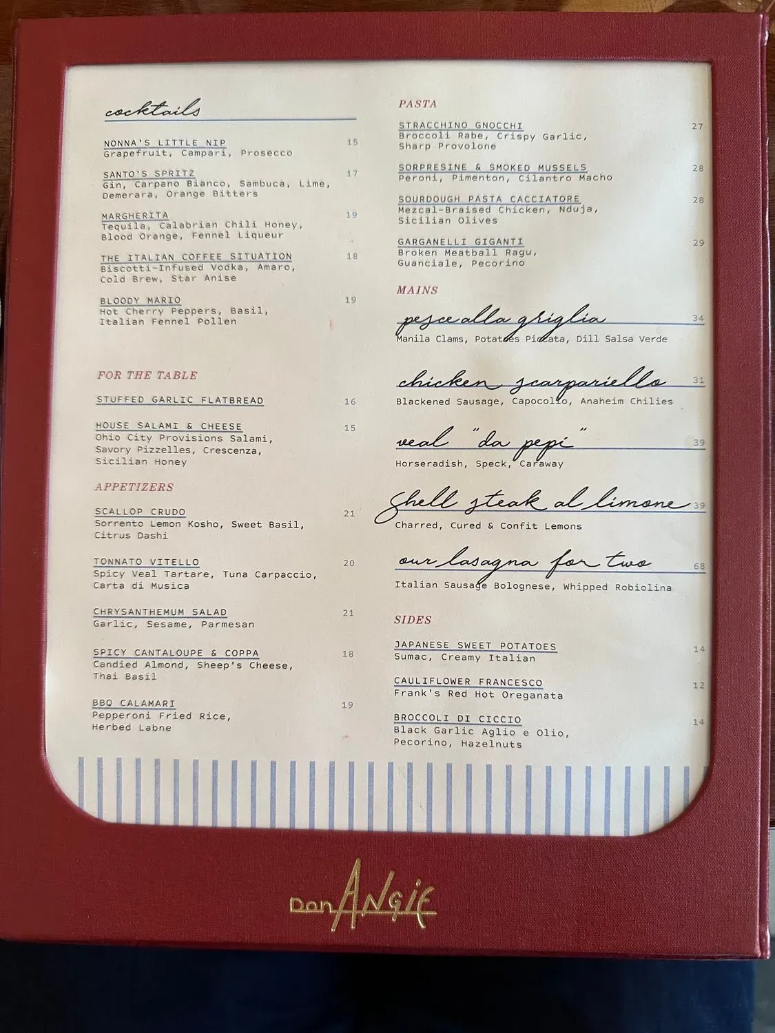 Menu 5