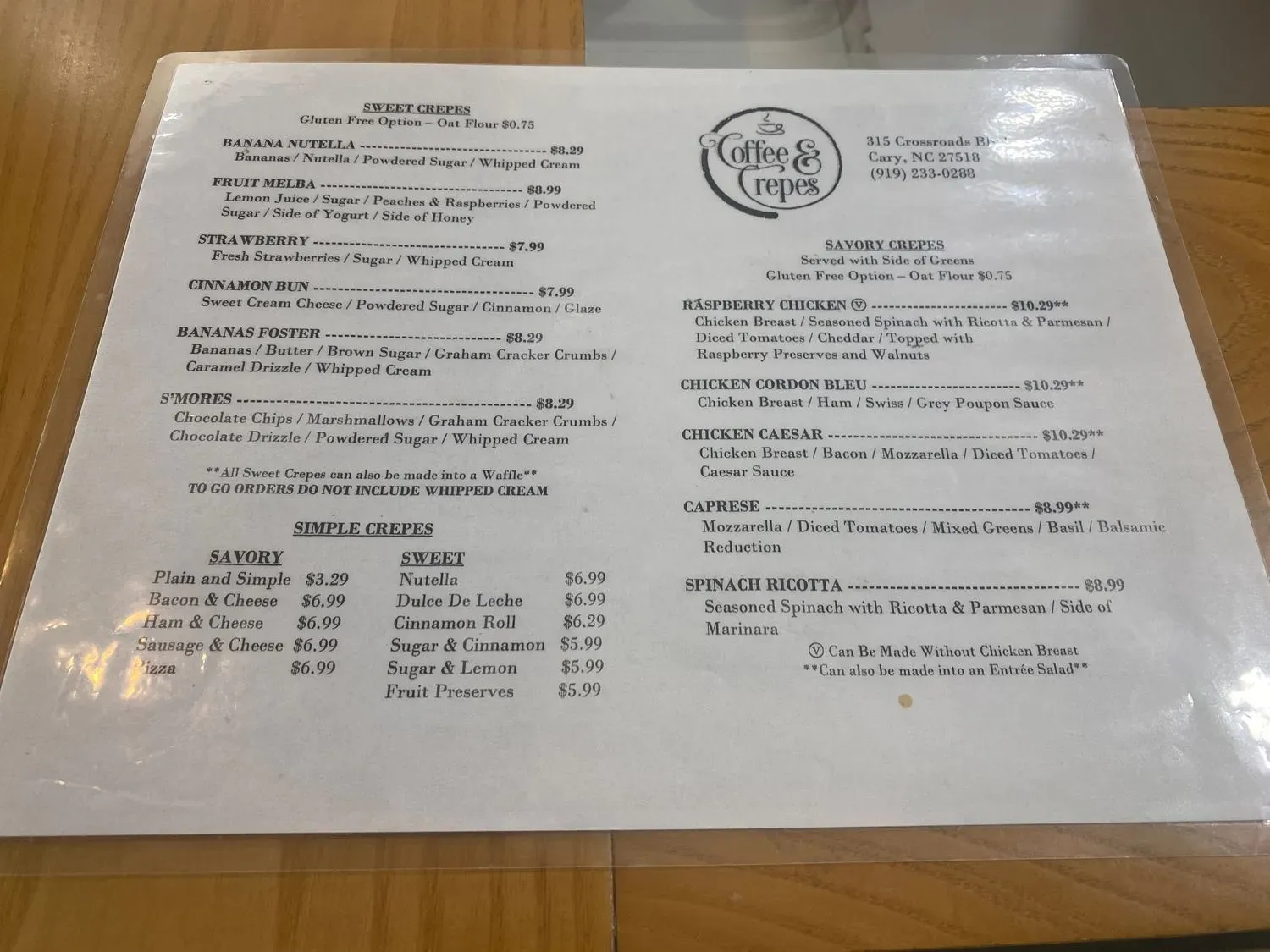 Menu 4