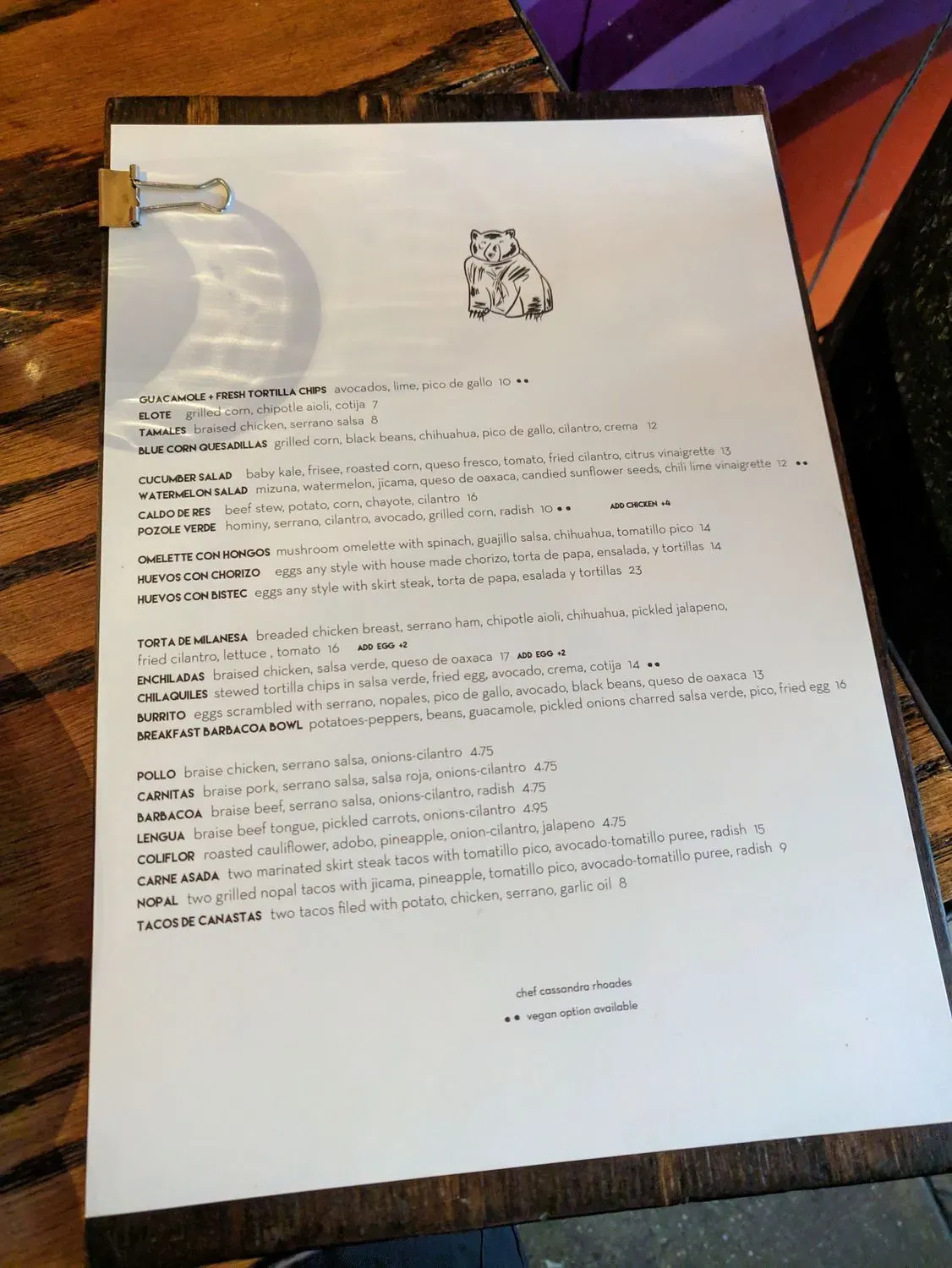 Menu 3