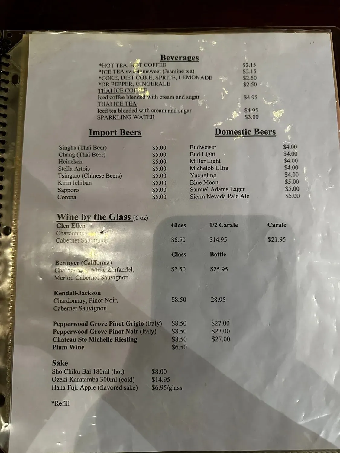 Menu 6