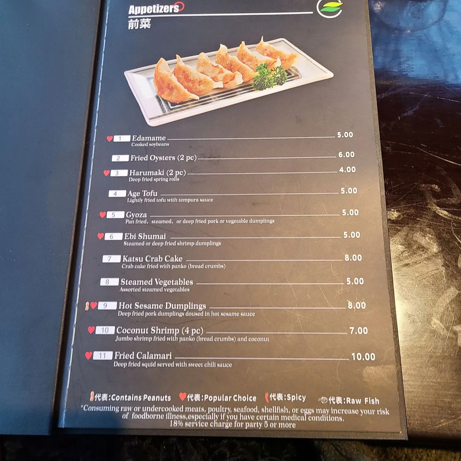 Menu 6