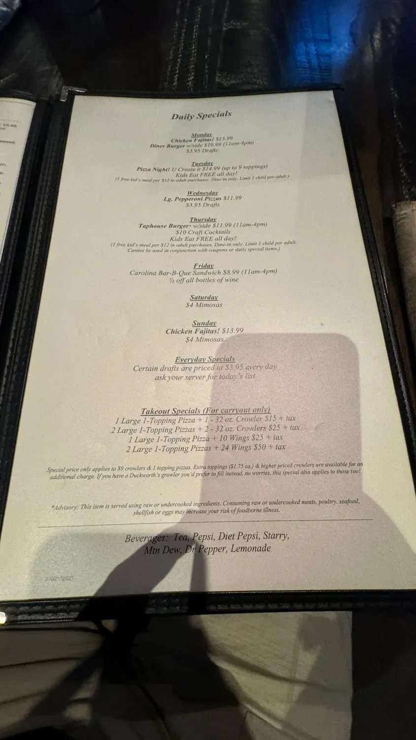 Menu 4