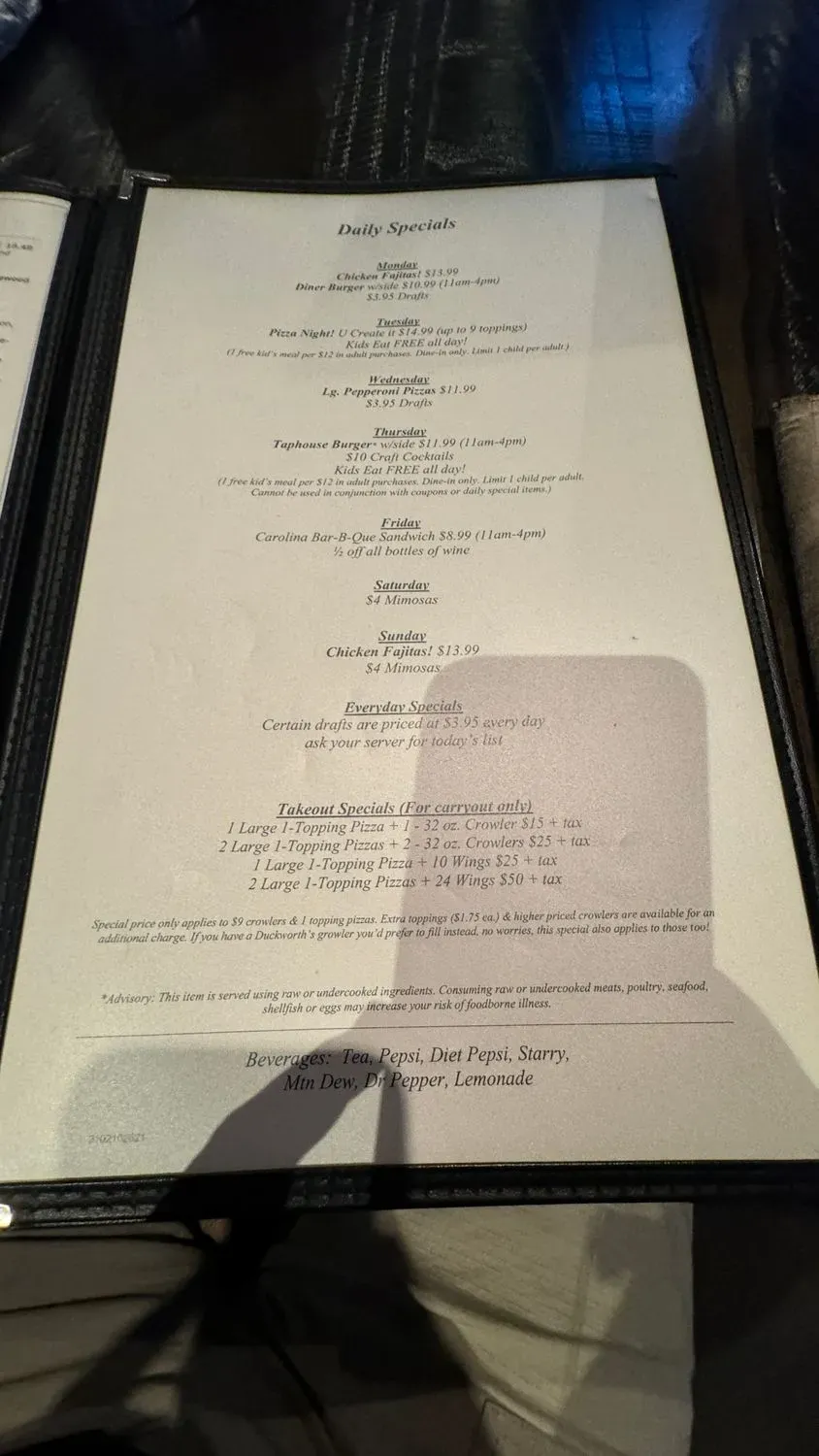 Menu 4