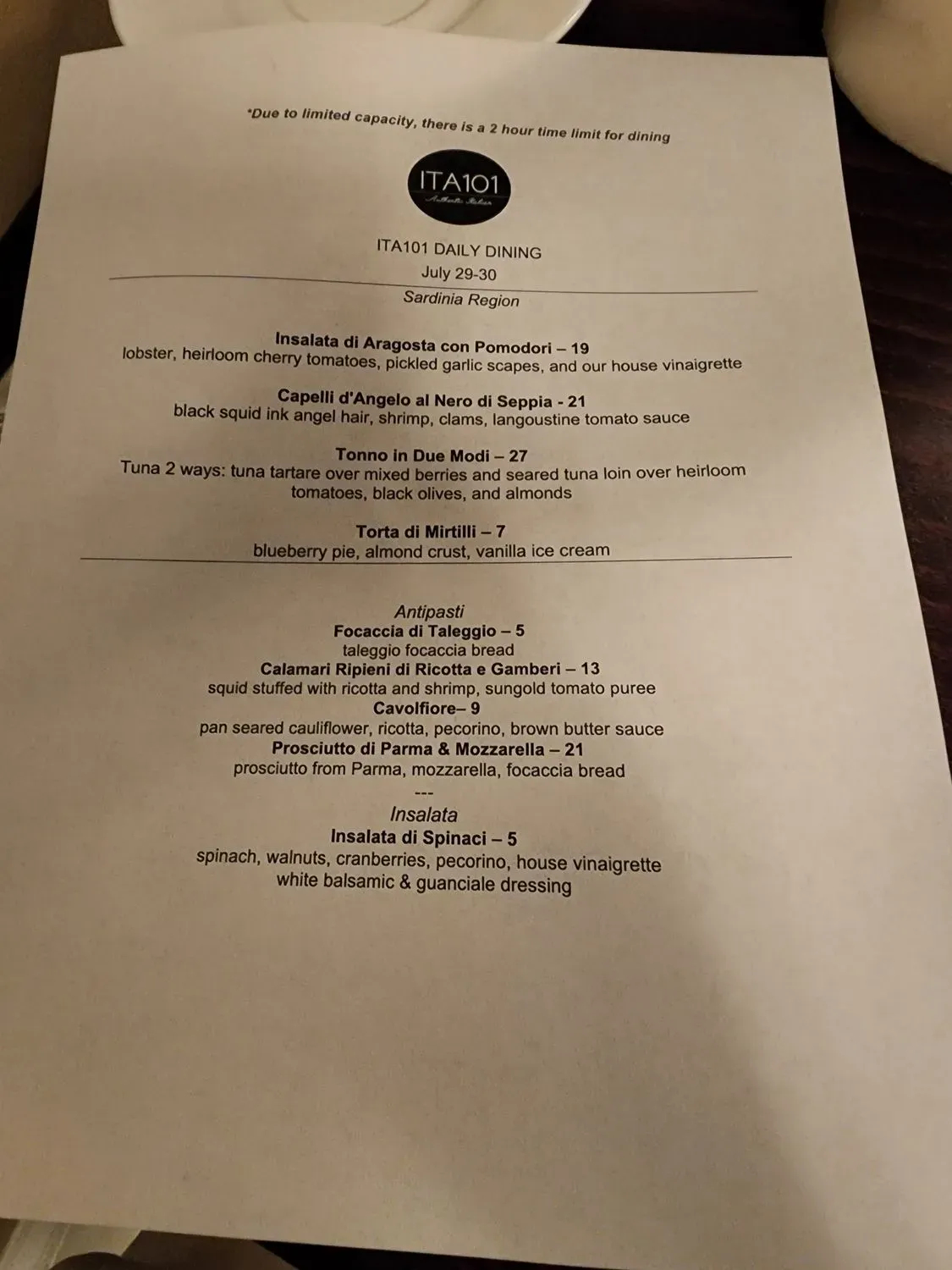 Menu 4