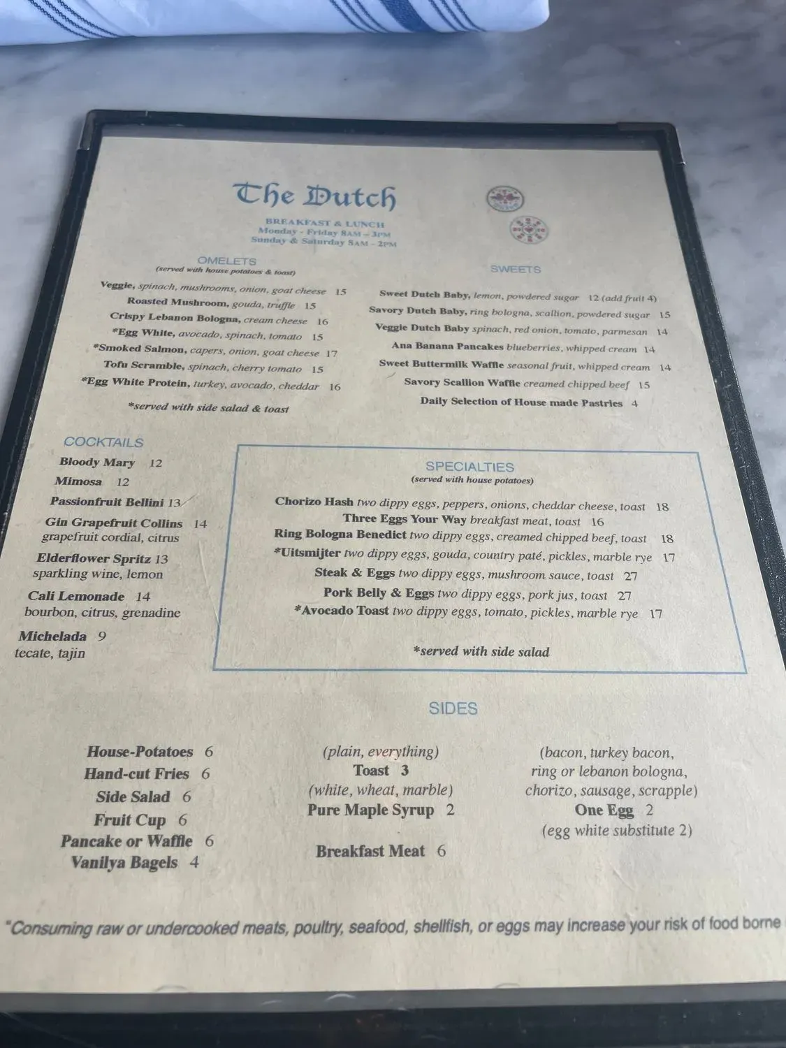 Menu 4