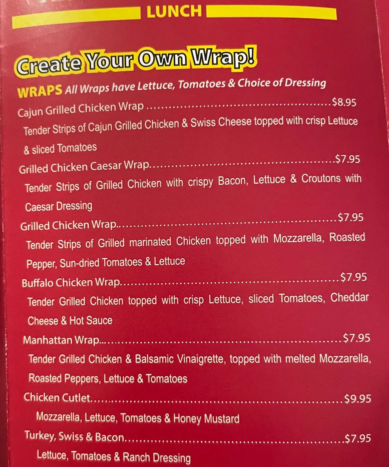 Menu 2