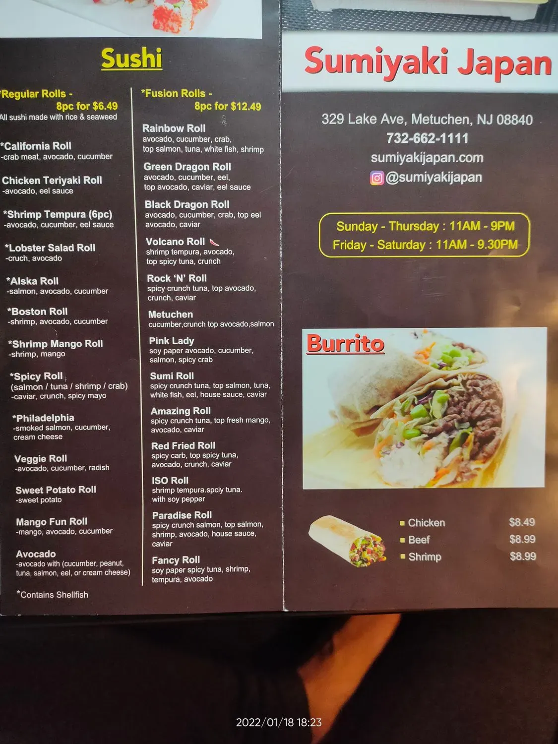 Menu 6