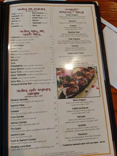 Menu 6