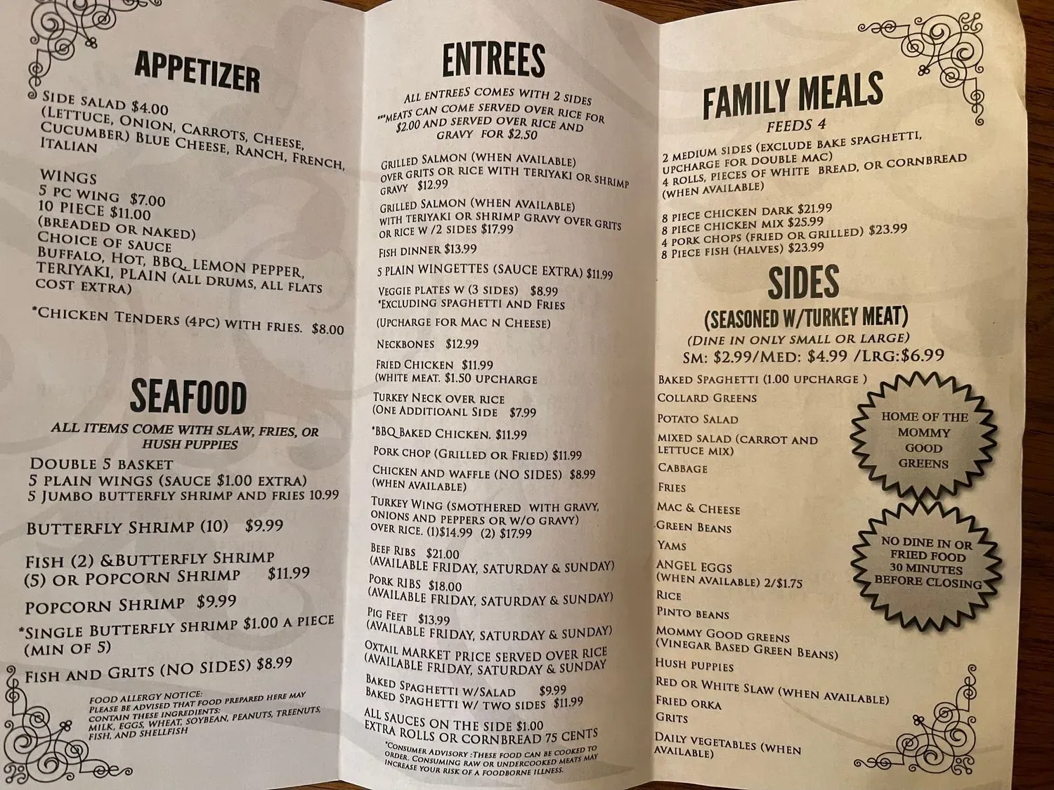 Menu 4