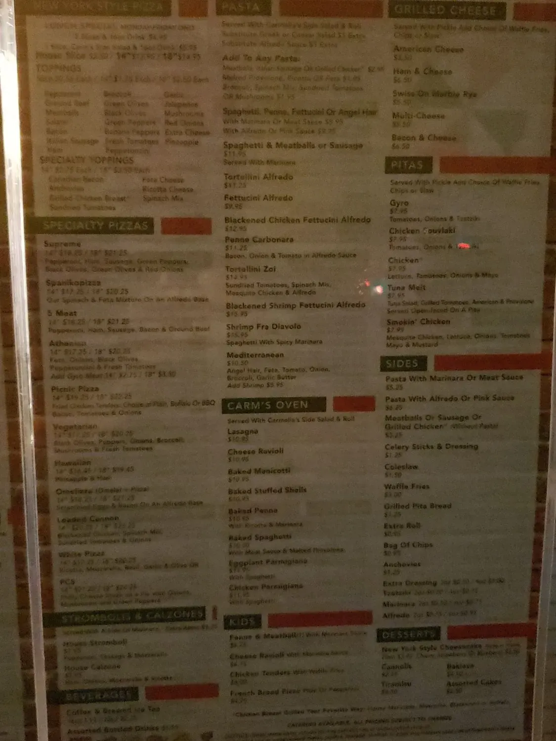 Menu 2