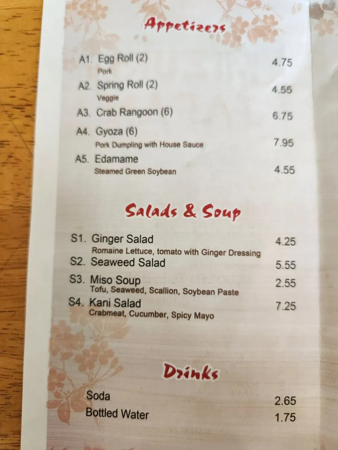 Menu 3