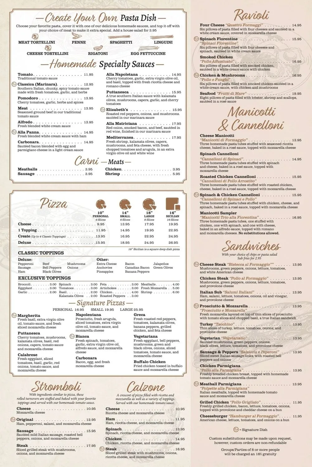 Menu 2