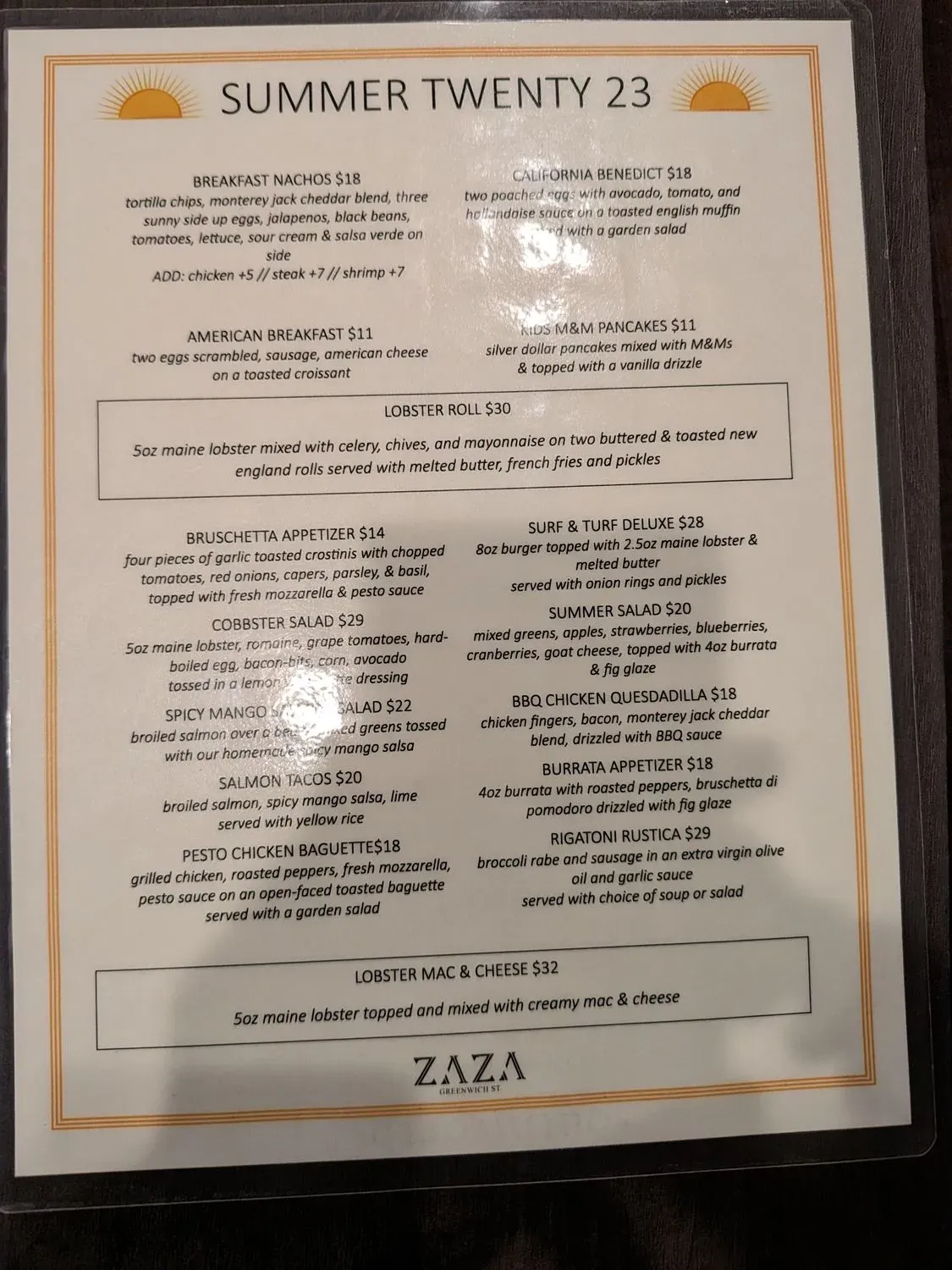 Menu 6